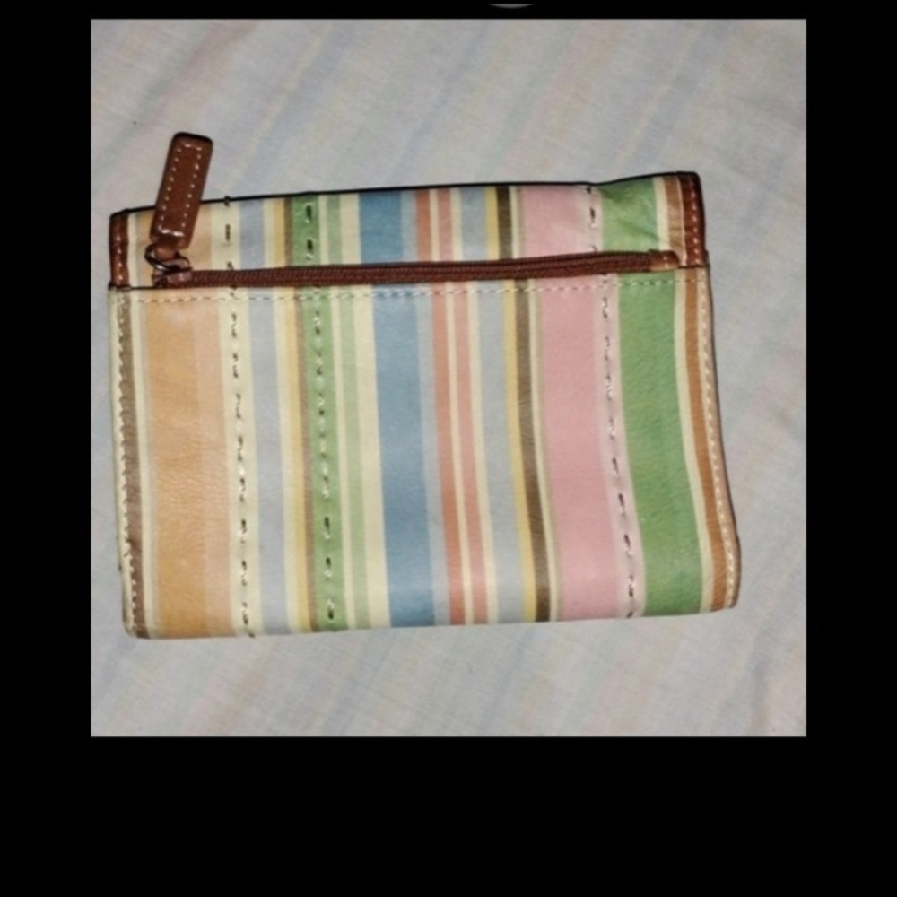 Fossil Multicolor Striped Women's Wallet - Picture 5 of 6